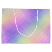 holo rainbow soft ombre: große geschenktüte (Rückseite)