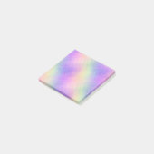 holo rainbow soft ombre: post-it klebezettel (angewinkelt)