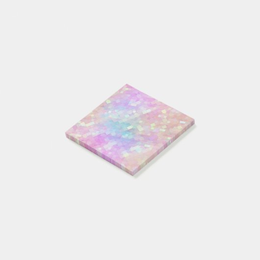 holo sparkle mosaic : post-it klebezettel (angewinkelt)