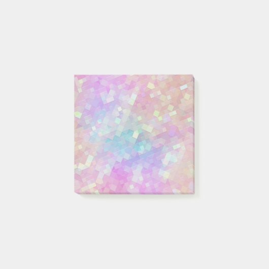Holo-Sparkle-Mosaik : Post-it Klebezettel (Vorderseite)