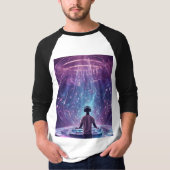 HoloBeats: DJ im holografischen Amphitheater T-Shirt (Vorderseite)