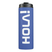 Holoblau Thermosbecher (Vorderseite)