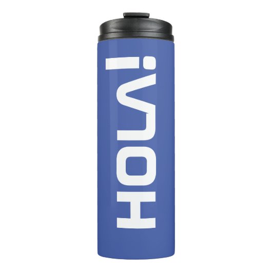 Holoblau Thermosbecher (Vorderseite)