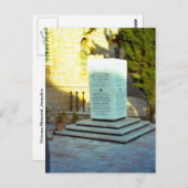 Holocaus Memorialt, Jerusalem Postkarte (Vorne/Hinten)