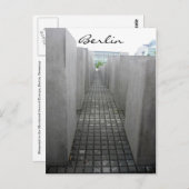 Holocaust-Denkmal Postkarte (Vorne/Hinten)