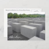 Holocaust-Gedenkfeld Postkarte (Vorne/Hinten)