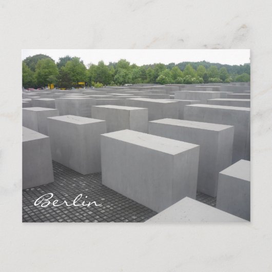 Holocaust-Gedenkfeld Postkarte (Vorderseite)