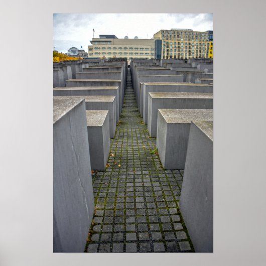 Holocaust-Gedenkstätte, Berlin, Deutschland Poster (Vorne)