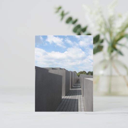 Holocaust-Gedenkstätte Postkarte (Stehend Vorderseite)