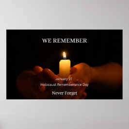 Holocaust-Gedenktag Poster