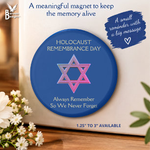 Holocaust-Gedenktag YOM HASHOAH Magnet