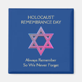 Holocaust-Gedenktag YOM HASHOAH Magnet