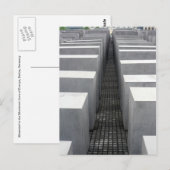 Holocaust-Juden-Mahnmal Postkarte (Vorne/Hinten)