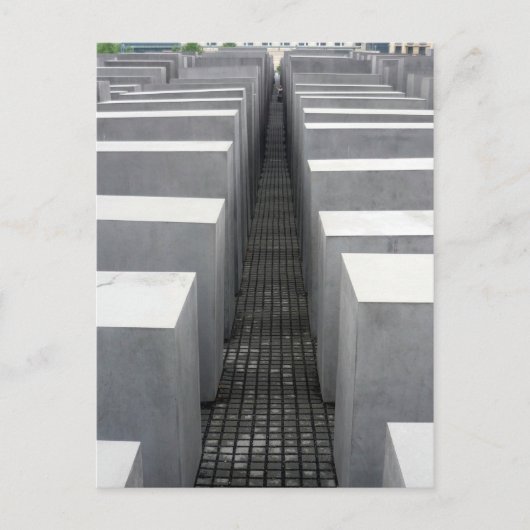 Holocaust-Juden-Mahnmal Postkarte (Vorderseite)