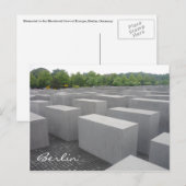 Holocaust-Mahnfeld Postkarte (Vorne/Hinten)