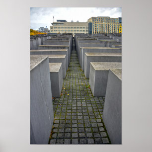 Holocaust-Mahnmal, Berlin, Deutschland Poster