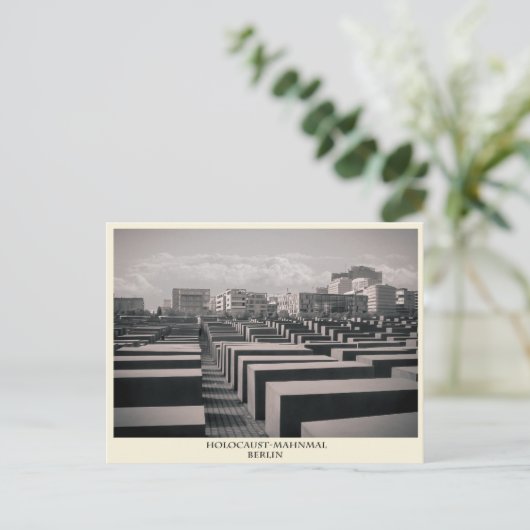Holocaust-Mahnmal Berlin Postkarte (Stehend Vorderseite)
