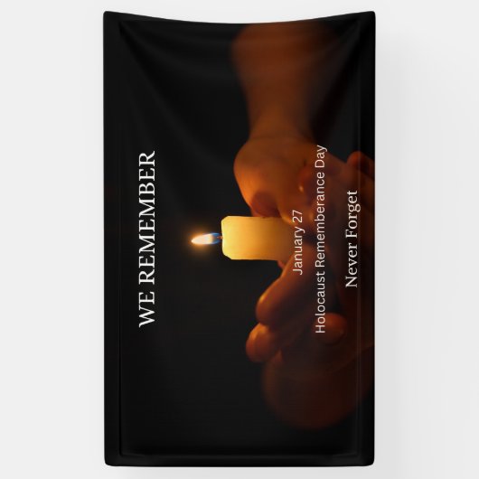 Holocaust Remembrance Day Banner (Vertikal)