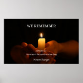 Holocaust Remembrance Day Poster (Vorne)
