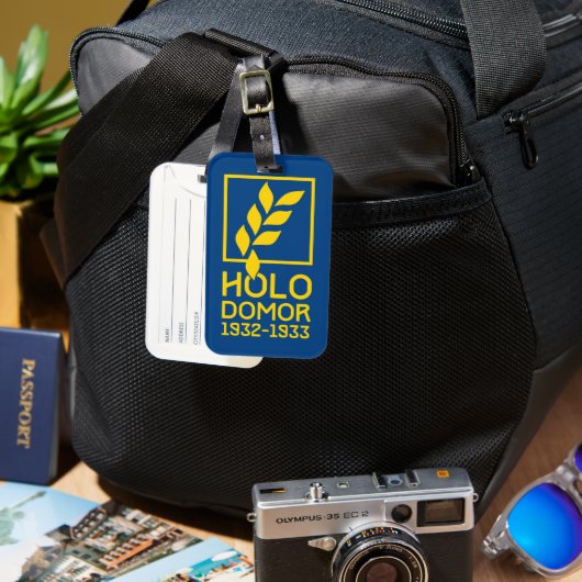 Holodomor Gepäckanhänger (Vorderseite & Rückseite)