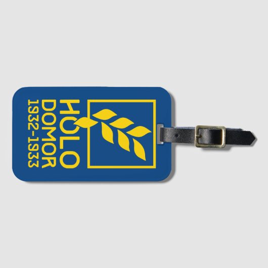 Holodomor Gepäckanhänger (Vorderseite (Horizontal))