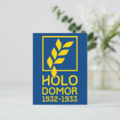 Holodomor Postkarte (Stehend Vorderseite)