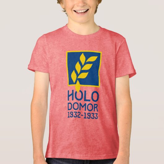 Holodomor Tri-Blend Shirt (Vorderseite)