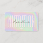 Holograf Dietitian Nutritionist Visitenkarte (Vorderseite)