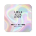 Holografic Modern Your Logo Social Media Icons