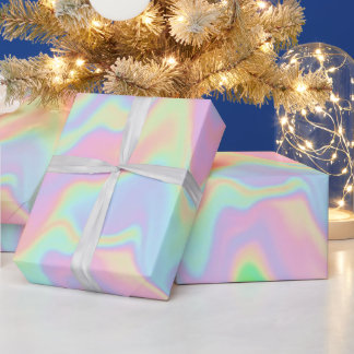 Holográfico Pastel Geschenkpapier