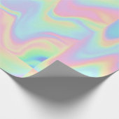 Holográfico Pastel Geschenkpapier (Ecke)