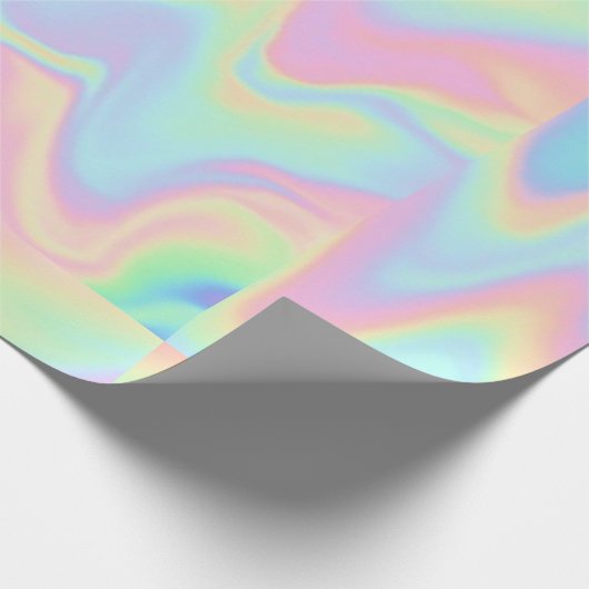 Holográfico Pastel Geschenkpapier (Ecke)