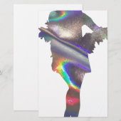 Holografie Briefpapier (Vorne/Hinten)