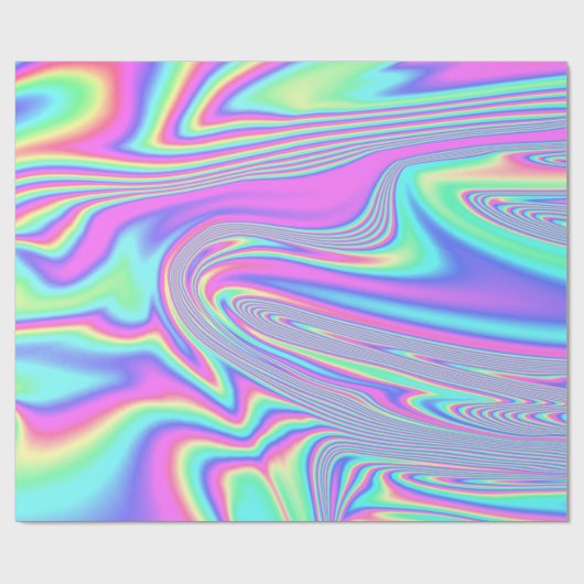 Holografie Geschenkpapier (Flach)