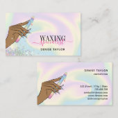 Holografie-Händewachs Visitenkarte (Vorne/Hinten)