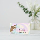 Holografie-Händewachs Visitenkarte (Stehend Vorderseite)