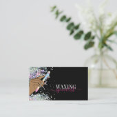 Holografie-Händewachs Visitenkarte (Stehend Vorderseite)