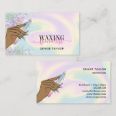 Holografie-Handwachs-Wachsbusin Visitenkarte (Vorne/Hinten)