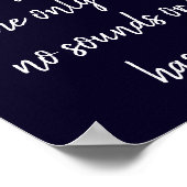 Holografie Liebe Zitat Poster (Ecke)