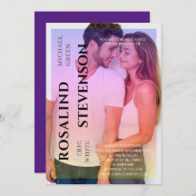 Holografie Pink Lila Overlay Foto Hochzeit