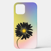 Holografisch Abstrakt und Black Daisy Case-Mate iPhone Hülle (Rückseite)