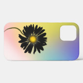 Holografisch Abstrakt und Black Daisy Case-Mate iPhone Hülle (Rückseite (Horizontal))