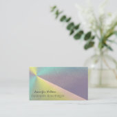 Holografisch eleganter Luxus-Glanz Visitenkarte (Stehend Vorderseite)