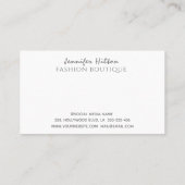 Holografisch eleganter Luxus-Glanz Visitenkarte (Rückseite)