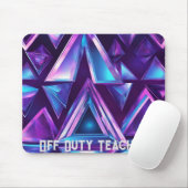 Holografisch-futuristische Maus-Pad für Fremdsprac Mousepad (Mit Mouse)