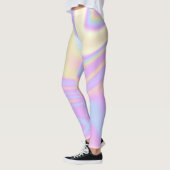 Holografisch irrisierend lebendig farbig leggings (Links)