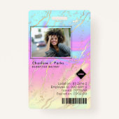 Holografisch | Mitarbeiter Foto ID Company Securit Ausweis (Vorderseite)