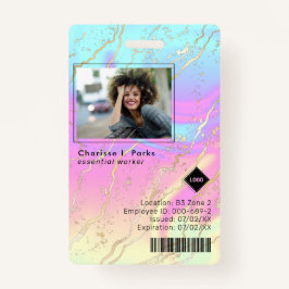 Holografisch | Mitarbeiter Foto ID Company Securit Ausweis