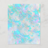 holografisch-opal inspiriert, pastellfarbene IMITA Flyer (Hinten)