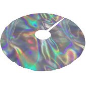 holografisch polyester weihnachtsbaumdecke (Schrägansicht)